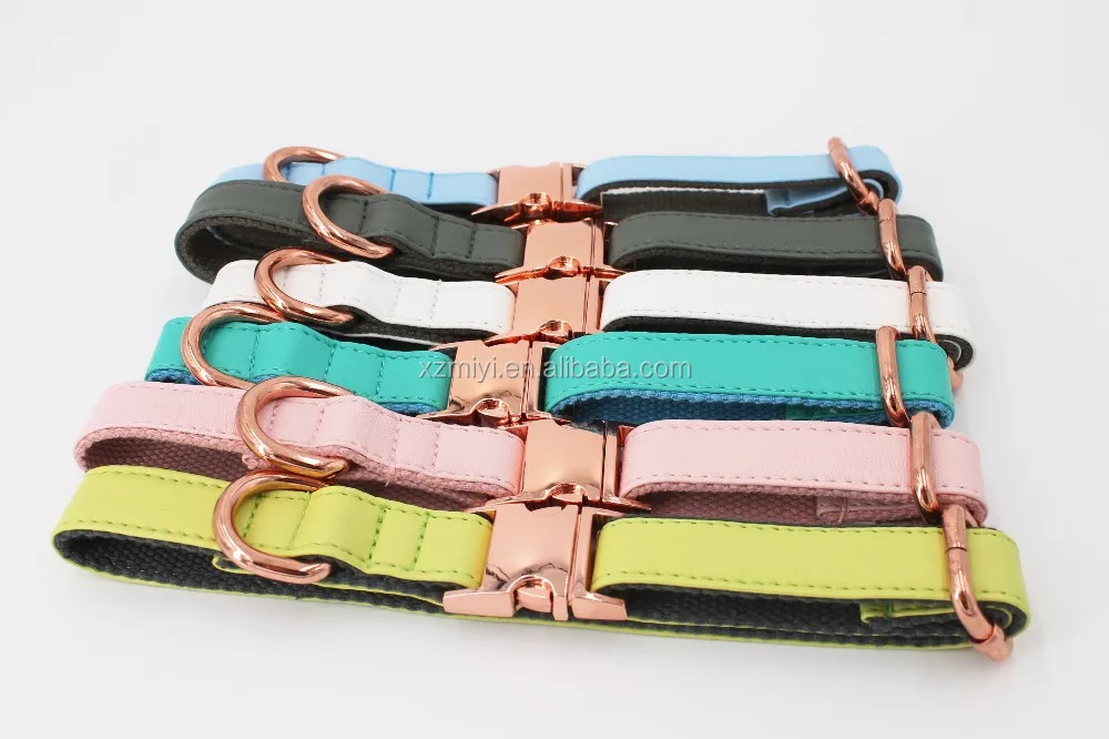 Dog Collar Golden Fur Teddy Dog Collar Large Dog Leather Collar Buy