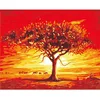 Abstract Tree Scenery Decorative bedroom hanging Paint by number hand-painted Diy Digital Oil Painting By Numbers With Frame