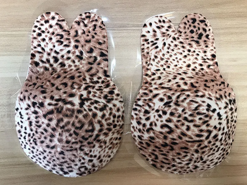 BIG SIZE Women Silicone Self-Adhesive Sticky Bra Strapless Push Up Seamless Invisible Bra Sexy Rabbit Ears Underwear For Wedding
