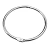 Black metal looseleaf stainless steel book rings silver note ring replacement half inch book rings