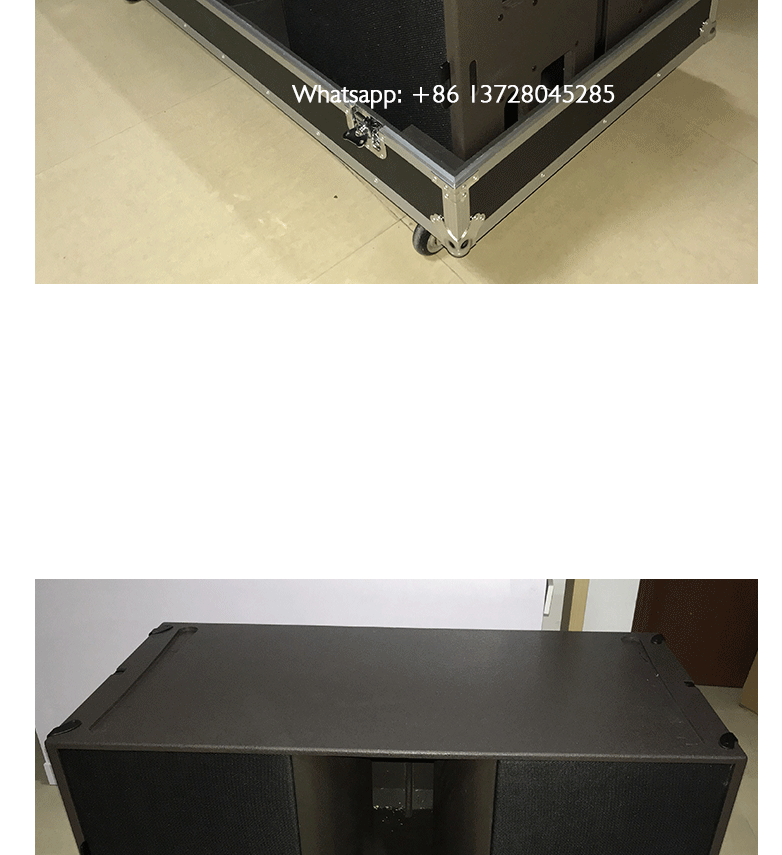 Ks28 Pro Audio Array Subbass Dual 18 Inch Speaker Empty Subwoofer