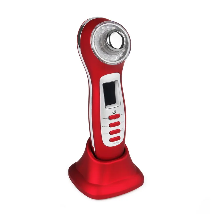 Rechargeable 3 Mhz Ultrasonic ion Therapy Device Skin Care Beauty Ultrasonic Massager machine