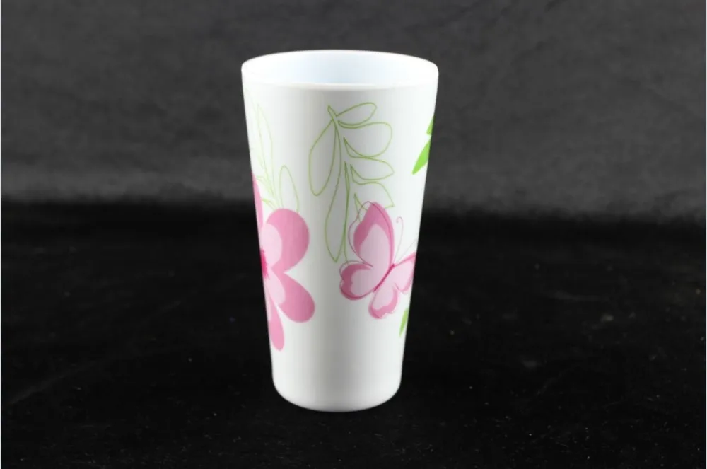 Melamine flower color cups