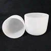 smooth inner surface and frosted outer surface of quartz bowl
