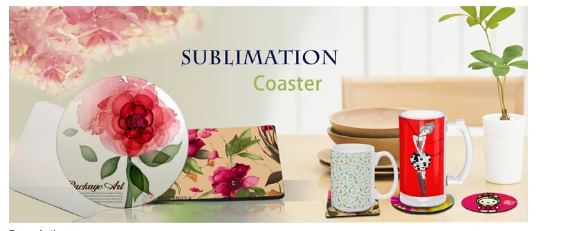 Shop Our Factory Sublimation Coasters - Sustainable & Stylish