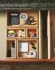 Wooden Cutlery Organizer Box Bamboo Cosmetic Storage Box Drawer Organizer Set