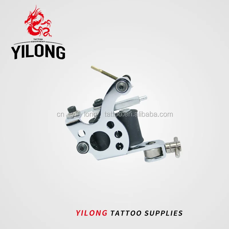 Yilong Wholesale Professional Steel Wire Cutting Frame Tattoo Coil Machines Machine Gun Liner & Shader