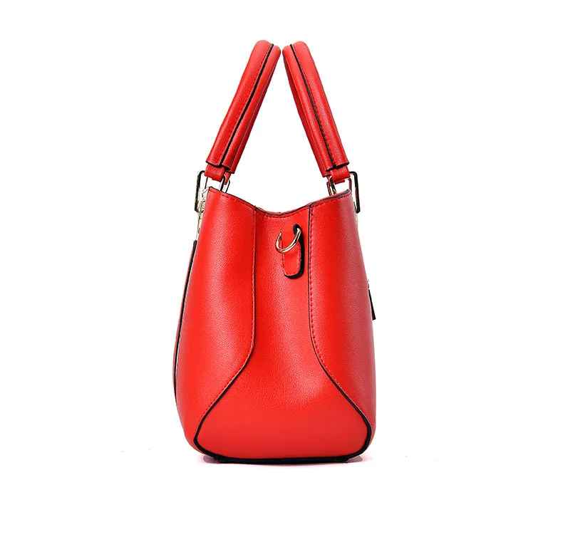 New design stock lady hand bag fashion pu leather women shoulder bag