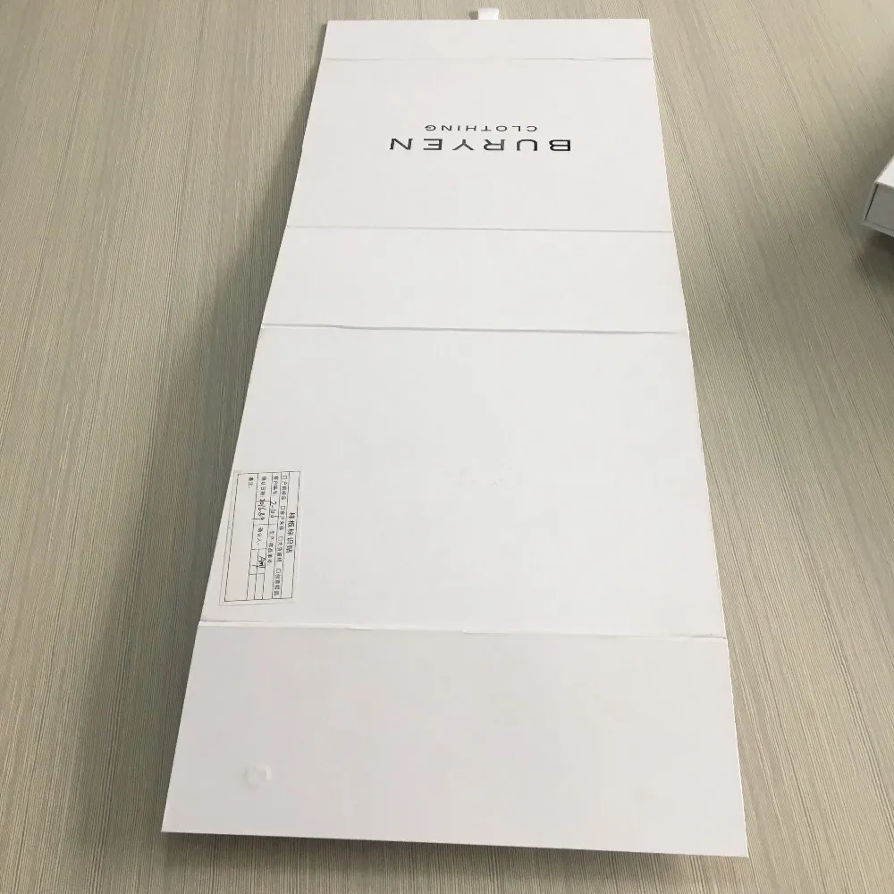 Shenzhen Factory Hot Design Magnet White Folding Clothing Box