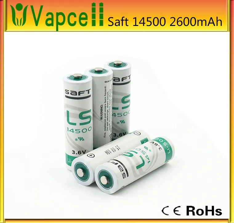 20 x Saft Lithium Batterie AA Mignon LS 14500 3,6V 2600mAh 2,6Ah lose bulk 