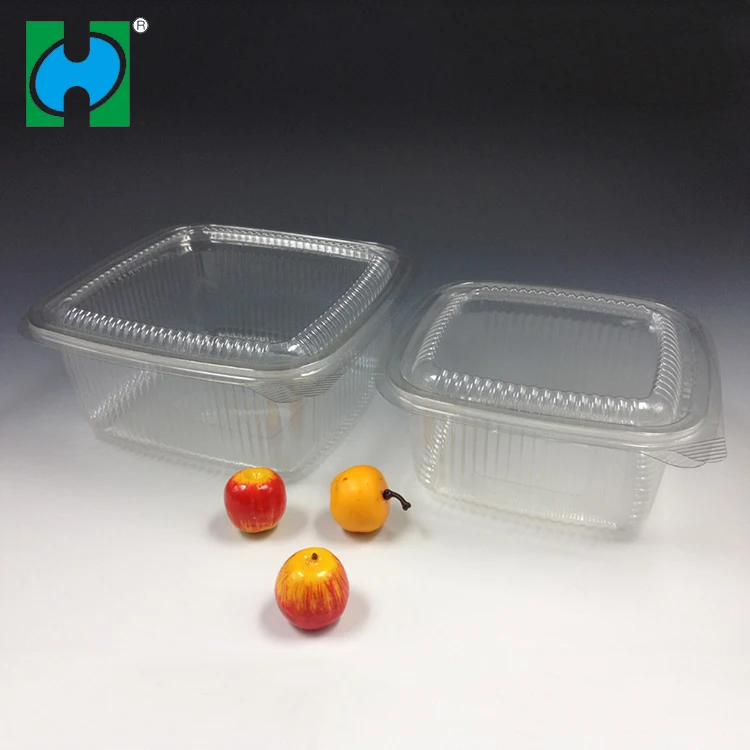 Wholesale 800cc Clear Plastic Pet Dry Fruit Box Container With Clear