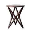 amazing design solid oak wood round coffee table side table