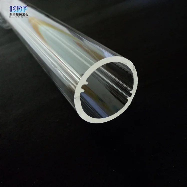 Clear Perspex® Acrylic Plastic Plexi Pipe Tube 50mm Diameter 500mm Long Length 