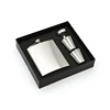 Stainless Steel Hip Flask Gift Set With Two Shot Glasses And One Funnel for Man