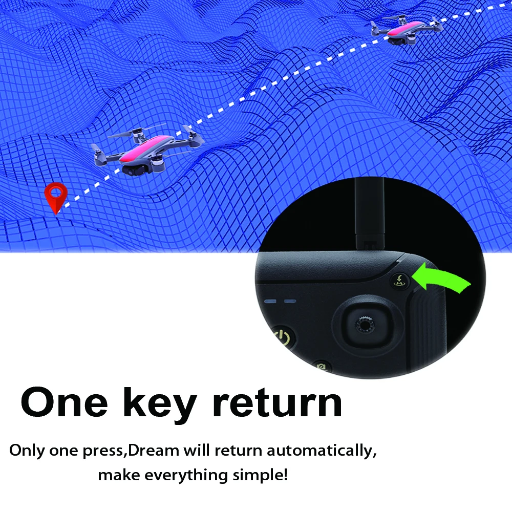 China Night Vision Camera Drone With 4mp Rc Long Flight Time Fpv 5g