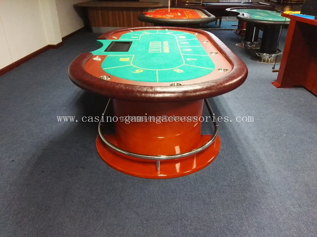 Gambling Table Used Texas Poker Table With Drink Holder And Replaceable
