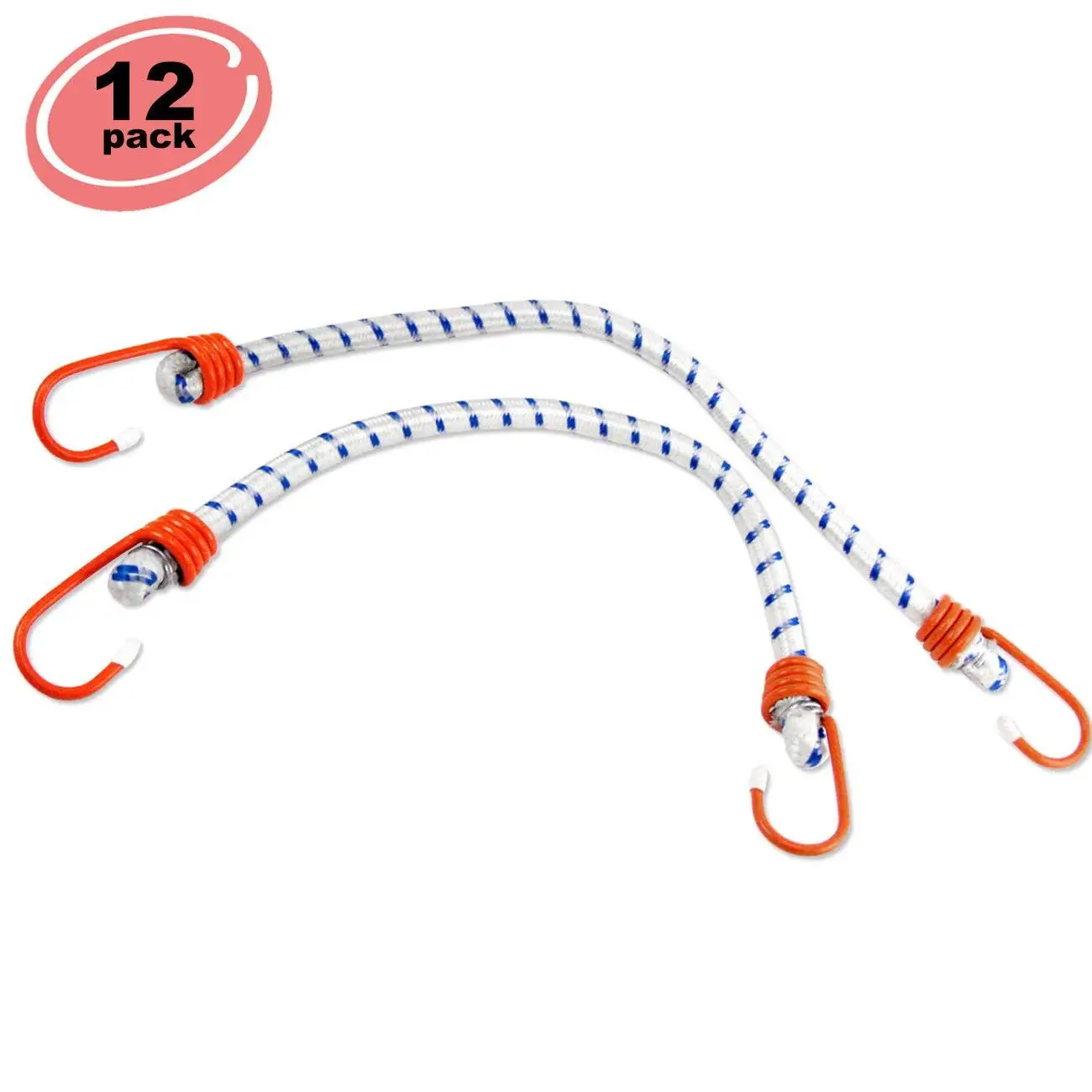 White Kotap BC-32WHT Heavy-Duty 32-Inch Bungee Cord