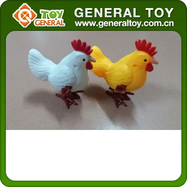 10.5*6.5*11cm Spring Toy Wind Up Chicken Small Plastic Toy Chicken