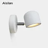 Aisilan Corridor light New rotation adjustable bedside creative 7W round LED Wall Lamp