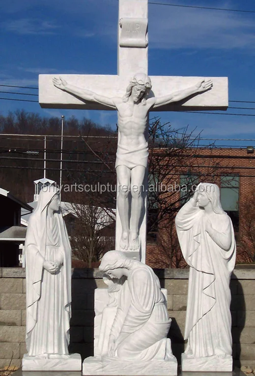 High Quality Catholic Religious Figure Fiberglass Jesus On The Cross