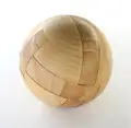 The circular Classic IQ 3D Wooden Interlocking Puzzles Mind Brain Teaser Game Toy for Adults Children
