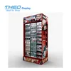 Complete metal cosmetic shelf display stand with LED light