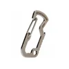 Metal multipurpose Aluminium Bottle Opener with Carabiner hook, Beer Opener ,Can Opener