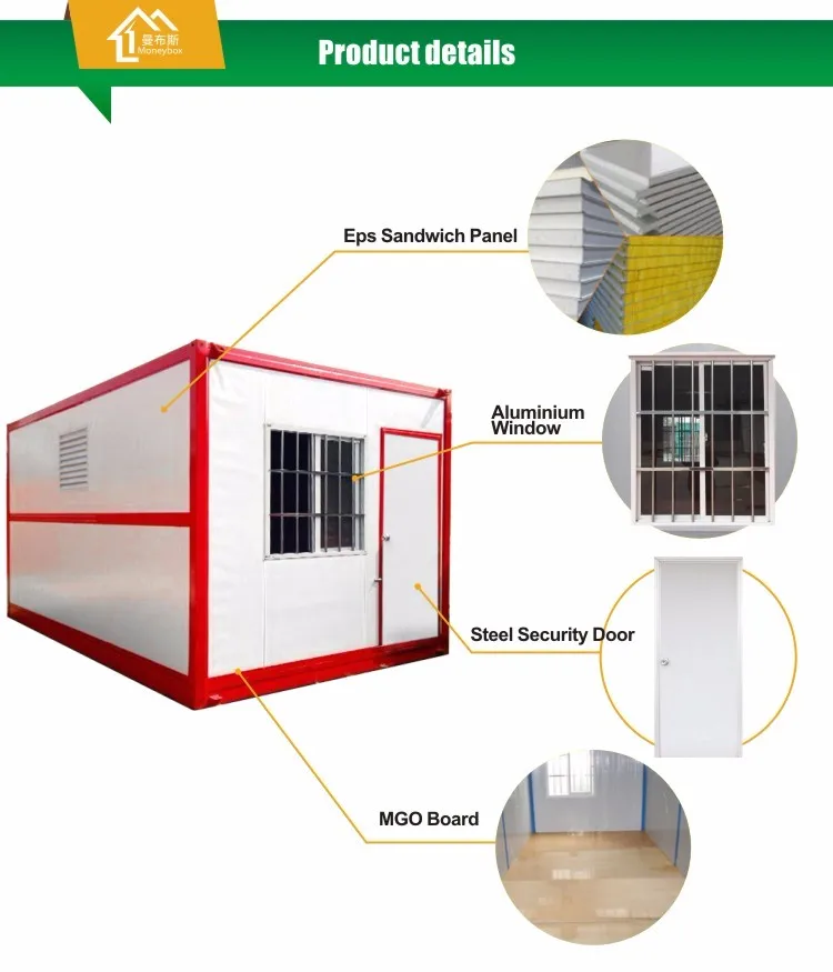 portable prefabricated houses container