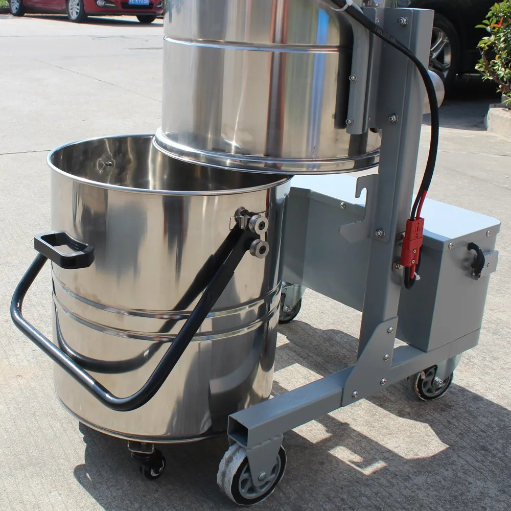 Cordless Industrial Vacuum Cleaner Used In Warehouse Without Power