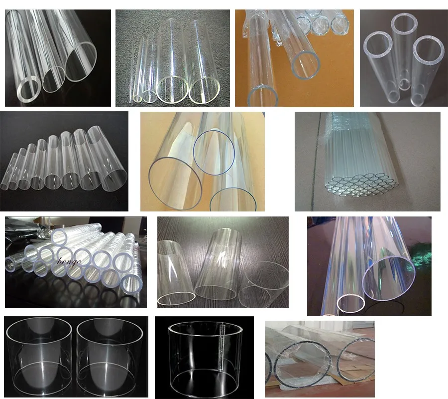 Polycarbonat Rohr 6mm extrudiertes klares Polycarbonat rohr mit kleinem Durchmesser ...