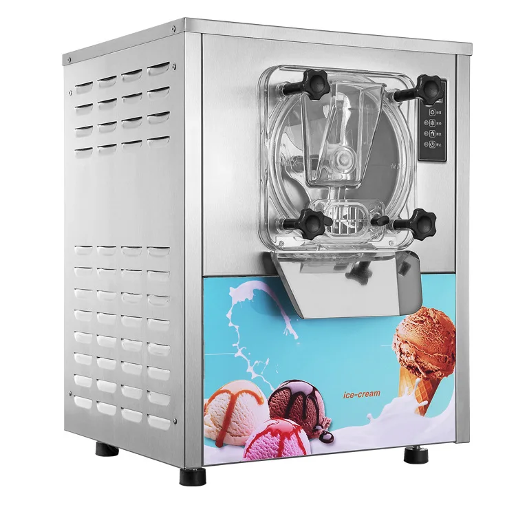 Commercial Hard Ice Cream Machine 20l/h Stainless Steel Cream Ice Maker ...