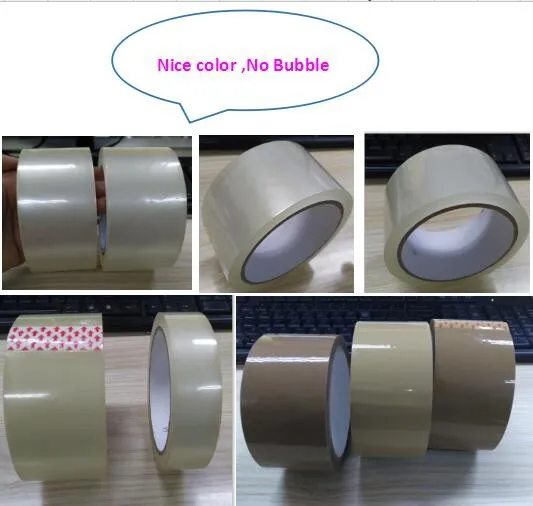 50mm fiber reinforced 40 mic 42 mic clear bopp packing tape jumbo rolls jumbo tape in 50mic