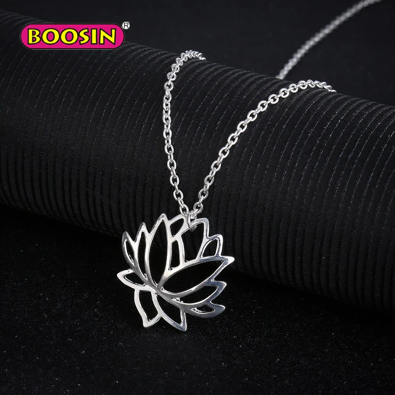 New 925 Sterling Silver Lotus Flower Custom Design Sterling Silver