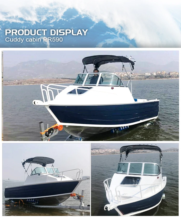 19ft Press Hull Aluminum Cuddy Cabin Fishing Boat Pr590 Buy Aluminum