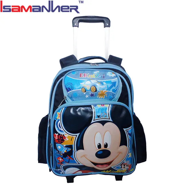 mickey mouse trolley school bag