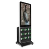 Multi Box Charger Cabinet Advertising Display Cell Phone Charging Kisok