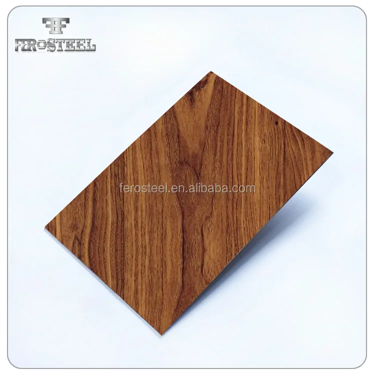 Wood Grain Lamination Stainless Steel Laminate Cladding Sheet Buy