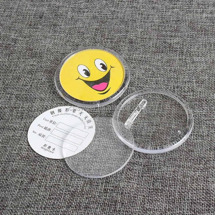 Logo Printing Insert Name Badges Custom Novelty Acrylic Badge Buy Custom Acrylic Badge,Name