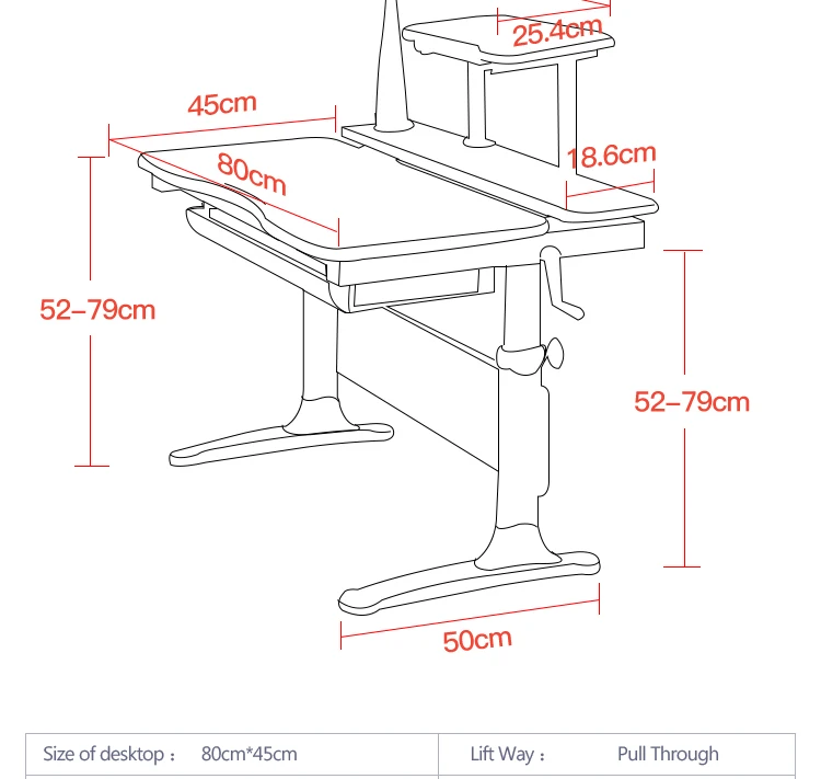 A8p Newest Furniture Kids Wooden Reading Table Cheapest Children Study