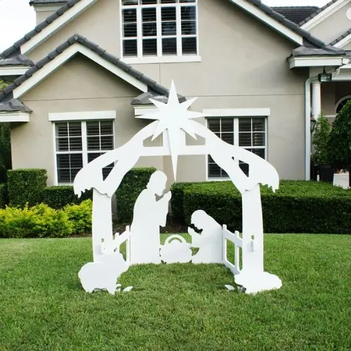 get quotations teak isle christmas outdoor nativity set yard scene large - Teak Isle Christmas Decorations get quotations teak isle christmas outdoor nativity set yard scene large - Teak Isle Christmas Decorations