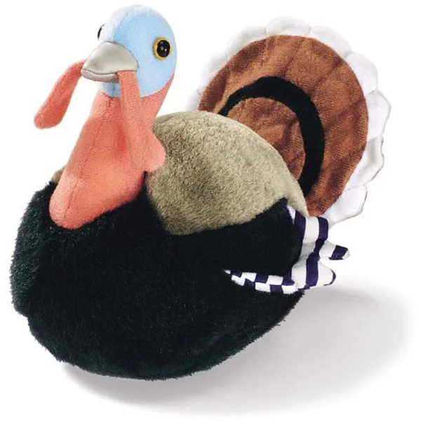 turkey plush dog toy