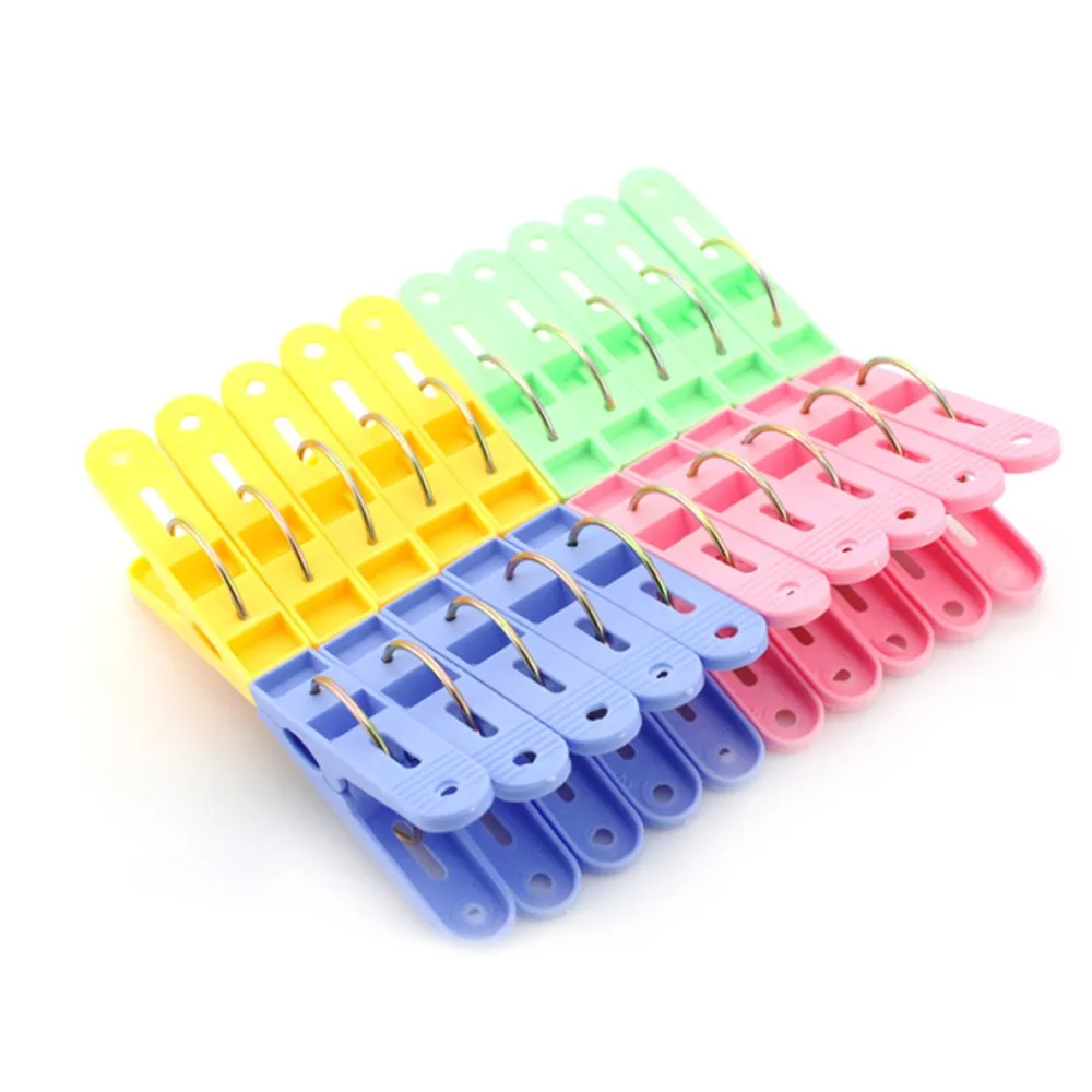 20 Pcs Clothes Pins High Quality Heavy Duty Plastic Laundry Clothes