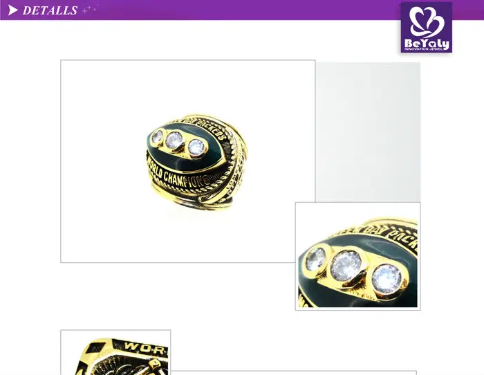 Dignified gold plated wholesale 925 italian silver ring