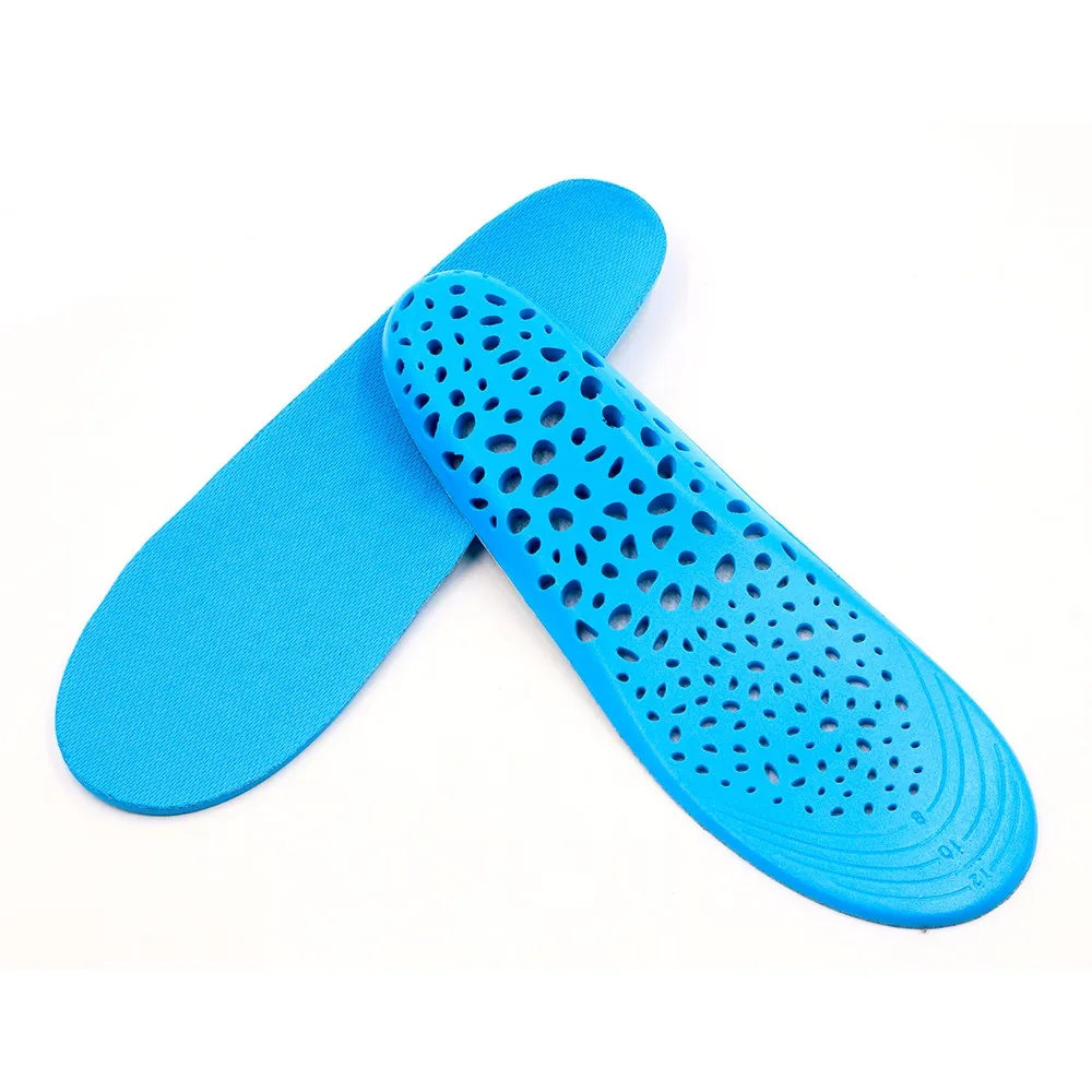 受欢迎的舒适性 pu 记忆泡沫凝胶运动矫正鞋垫为平底