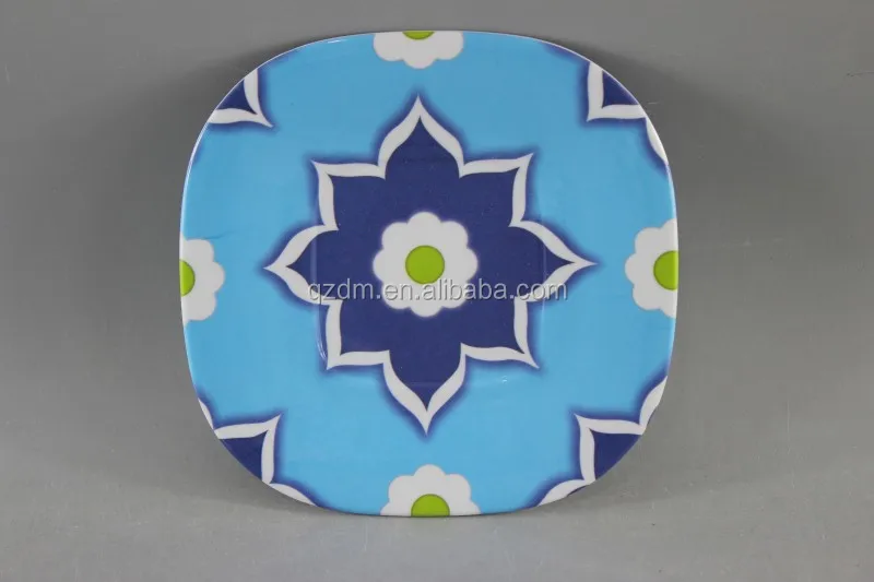 5.5" Melamine Square Plate,Square Small Dishes