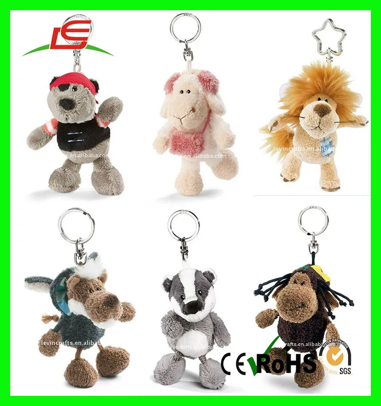 plush animal keychains