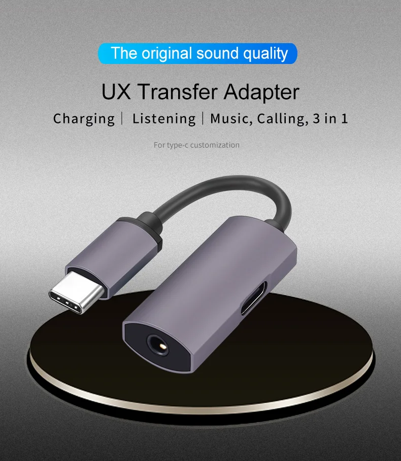 2 In 1 Quick Charging Data Line 8 Pin To 3.5mm Aux Audio Splitter ...