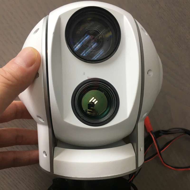 UAV Dual sensor Gimbal Camera Drone infrared thermal imaging camera and 30x zoom HD starlight camera