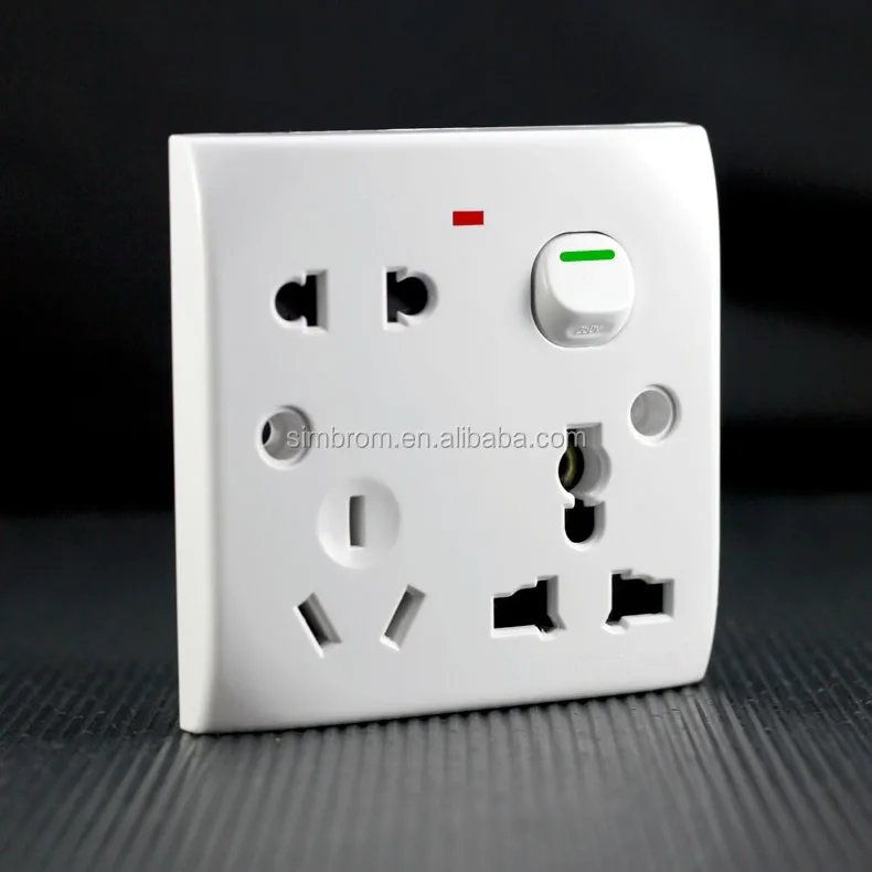 Bangladesh Electrical Switch Socket 1 Gang 1 Way Or 2 Way Electrical
