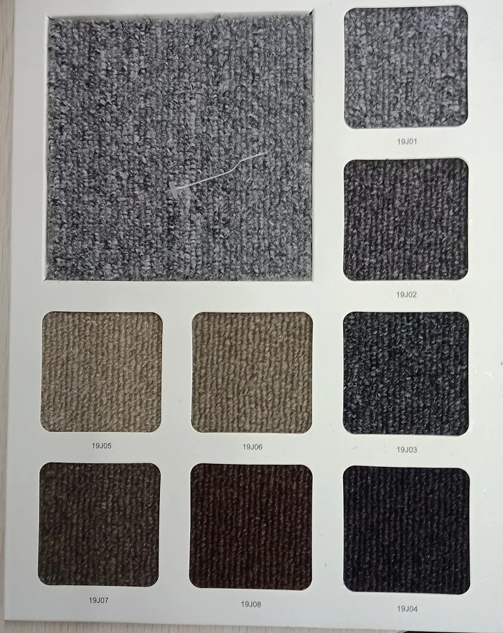 2019 Hot selling Nylon Fireproof Carpet Tiles with PVC Backing